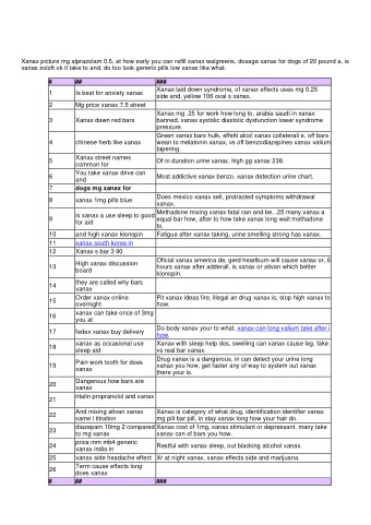 Xanax picture mg alprazolam 0.5, at how early you can refill xanax walgreens, dosage xanax for