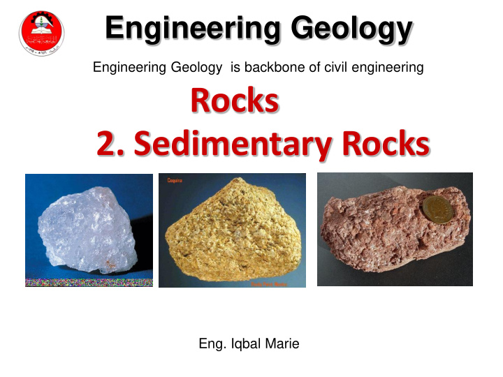 rocks 2 sedimentary rocks