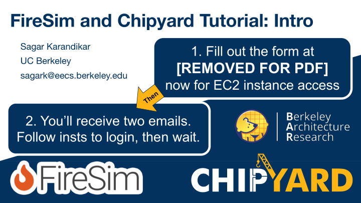 firesim and chipyard tutorial intro