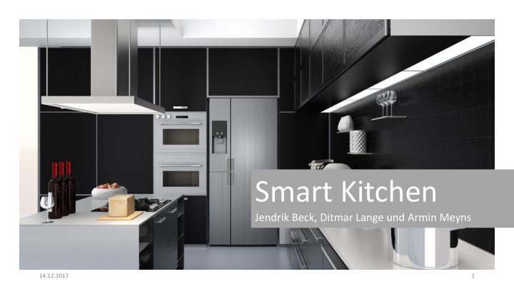 smart kitchen