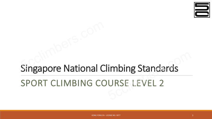 singapore national climbing standards