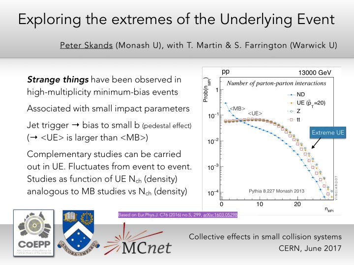 exploring the extremes of the underlying event