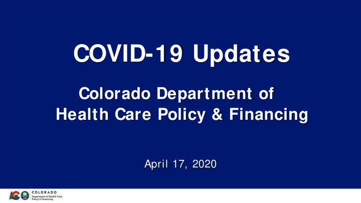 covid 19 updates