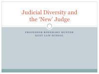 judicial diversity and the new judge