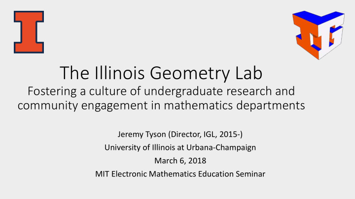 the illinois geometry lab