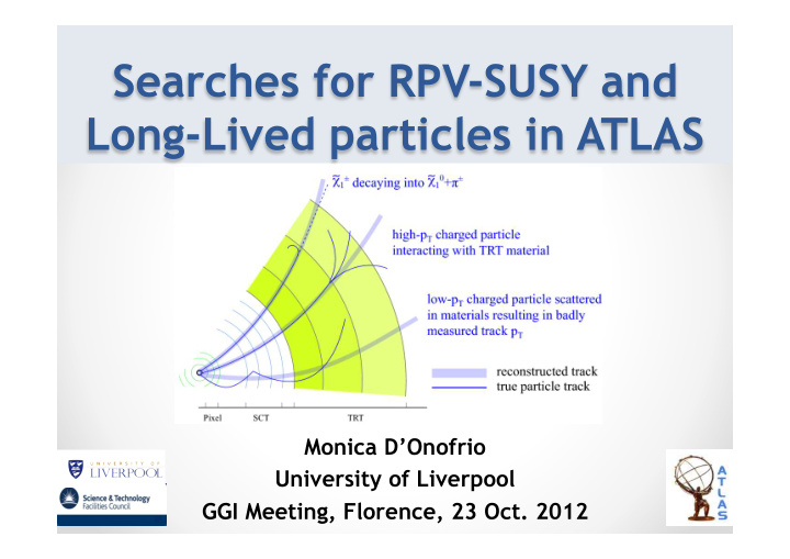 searches for rpv susy and long lived particles in atlas