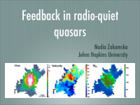 feedback in radio quiet quasars