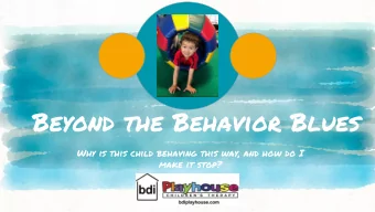 Beyond the Behavior Blues  Why is this child behaving this way, and how do I  make it stop?
