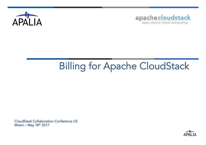 apache cloudstack apalia