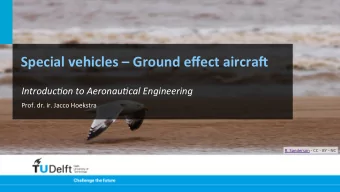 Special  vehicles    Ground  effect  aircra5    Introduc)on  to