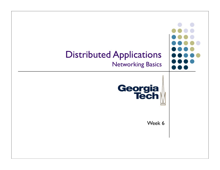 distributed applications