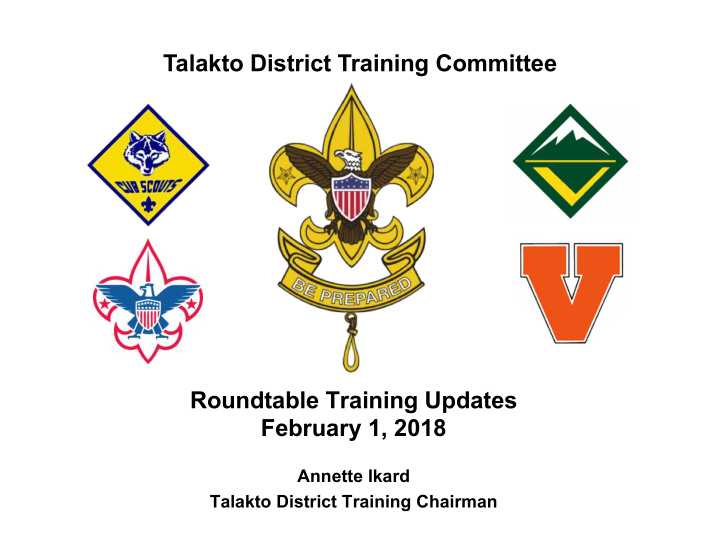 talakto district training committee roundtable training