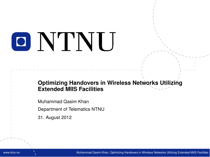optimizing handovers in wireless networks utilizing