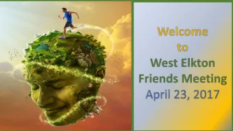 Announcements  Celebrating Earth Day  Consider how the wildflowers grow. (Luke 12:27)  Check In