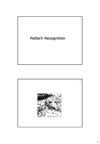 Pattern Recognition  2  1  3 Perceptrons  by M.L. Minsky and S.A. Papert (1969)  4  Books: Pattern
