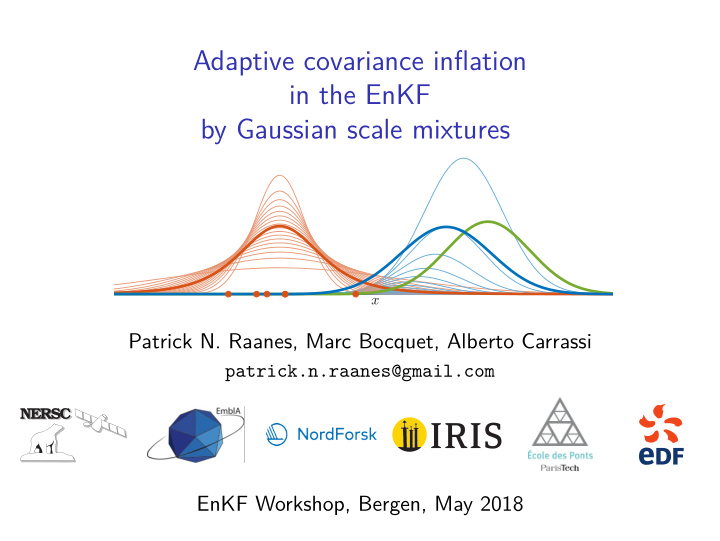 adaptive covariance inflation in the enkf by gaussian