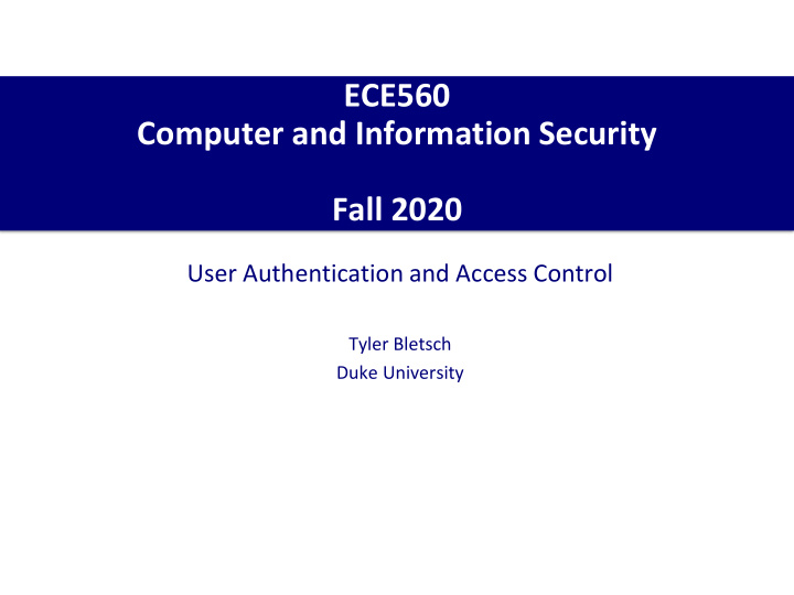 computer and information security