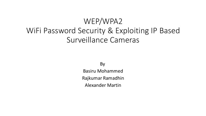 wep wpa2 wifi password security exploiting ip based