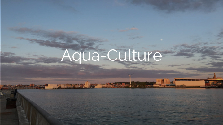 aqua culture
