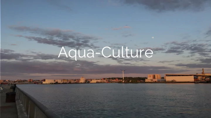 aqua culture