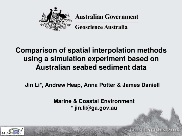 comparison of spatial interpolation methods using a