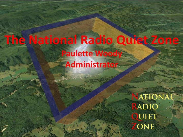 the national radio quiet zone