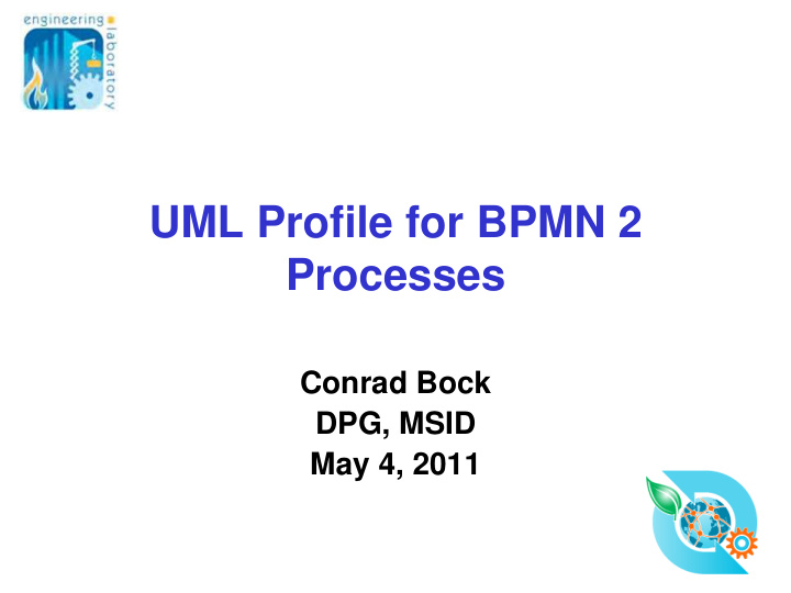uml profile for bpmn 2 processes