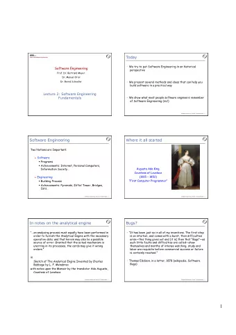 1  More bugs  At that time  Harvard Architecture separates data and program:  Program