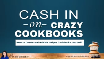 with  www.MichelleBrubaker.com  Michelle Brubaker  Cash  ash i  in on  n on Craz  azy C  Coo