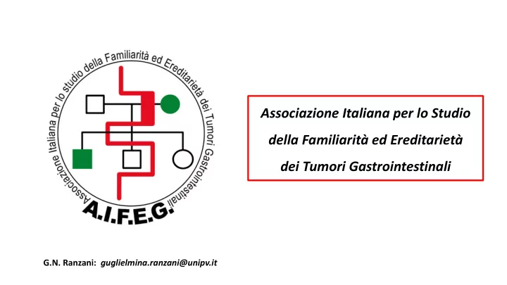 associazione italiana per lo studio della familiarit ed