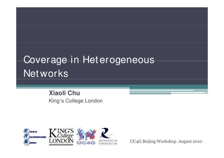 coverage in heterogeneous coverage in heterogeneous