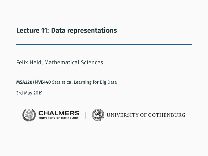 lecture 11 data representations