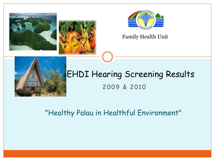 ehdi hearing screening results