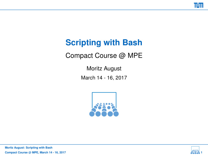 scripting with bash