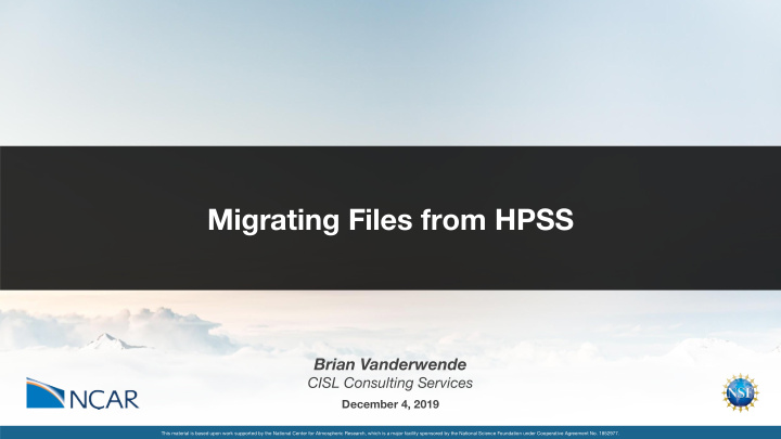 migrating files from hpss
