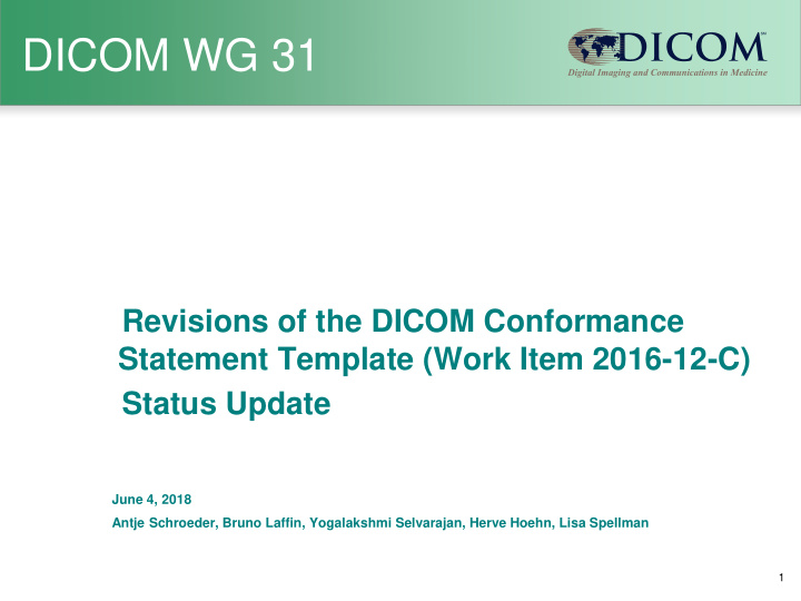 dicom wg 31