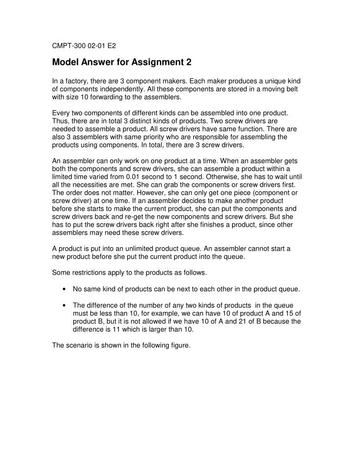 model answer for assignment 2