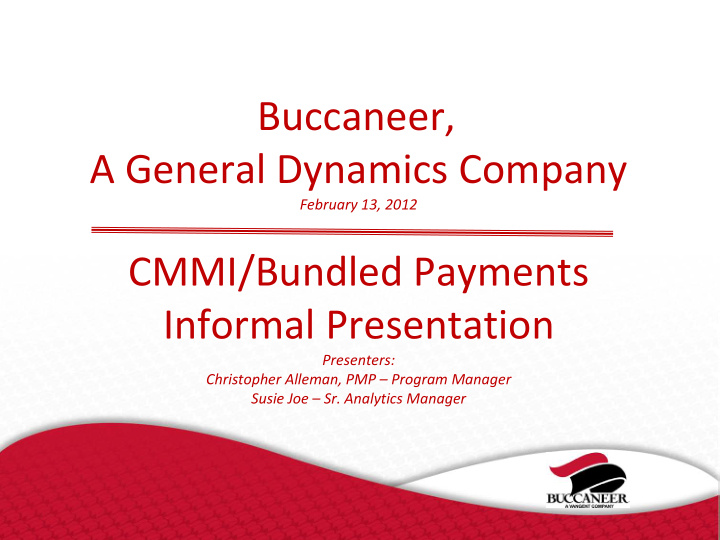 buccaneer a general dynamics company