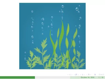 October 14, 2016  1 / 31  Tetrahedral Geometry and Topology Seminar  Deformation Theory Seminar