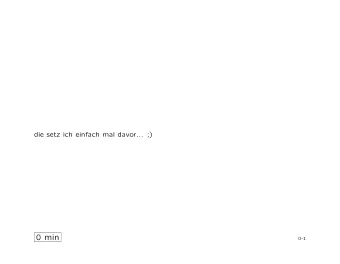 0 min  0-1  An analysis of Internet chat systems  by  Arne Wichmann (TU M  unchen),  Christian