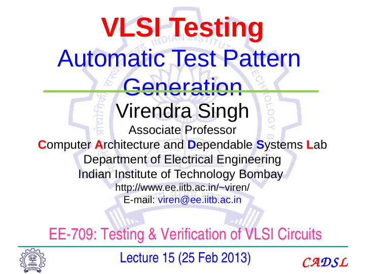 vlsi testing