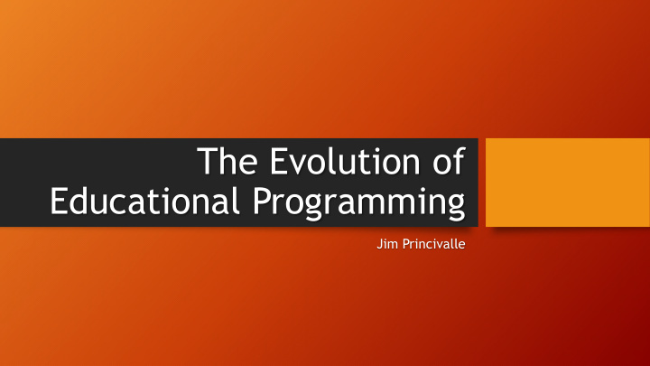 educational programming