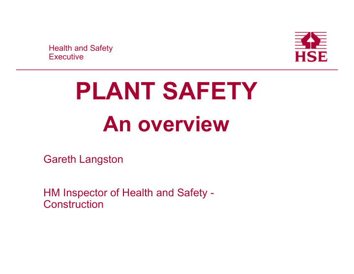 plant safety