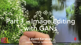 Works will be presented  Deep Convolutional Generative Adversarial Networks(DCGAN)  Image