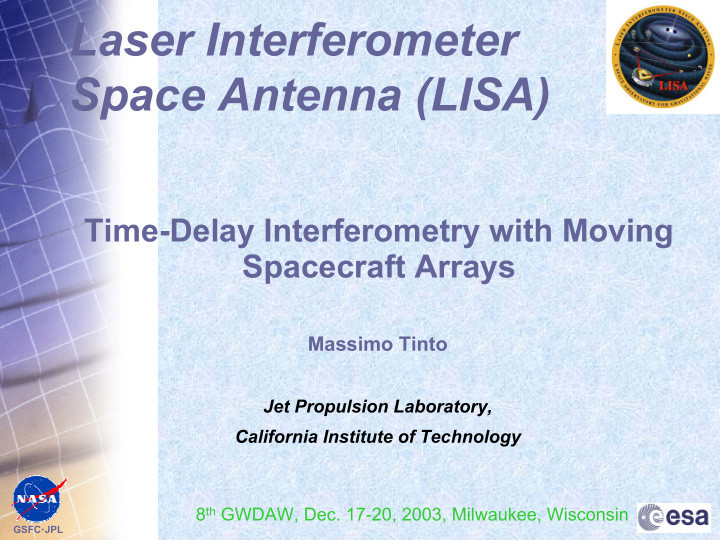 laser interferometer space antenna lisa