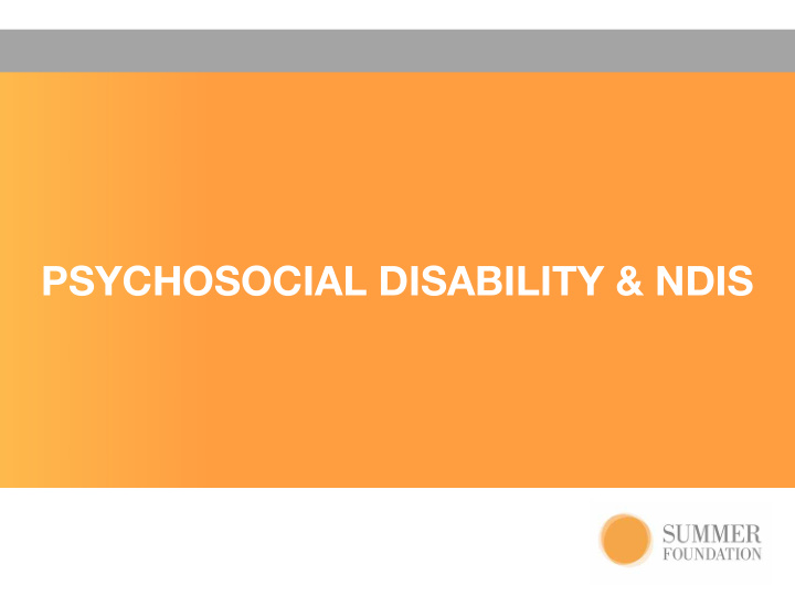 psychosocial disability ndis psychosocial disability ndis