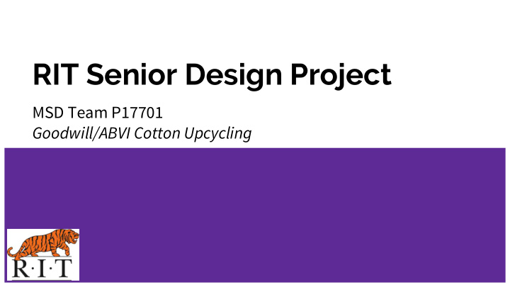 rit senior design project