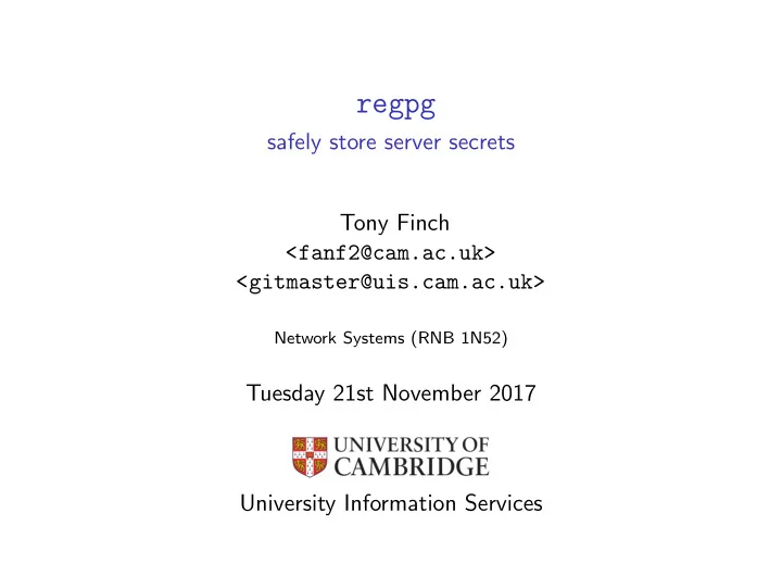 regpg