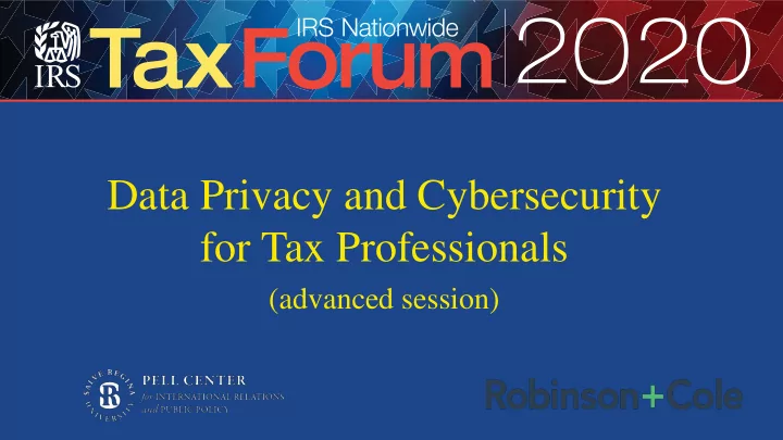 data privacy and cybersecurity