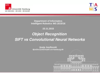 O  b  j  e  c  t  R  e  c  o  g  n  i  t  i  o  n  S  I  F  T  v  s  C  o  n  v  o  l  u  t  i  o